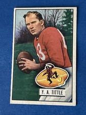 1951 Bowman Football Y.A. Tittle #32
