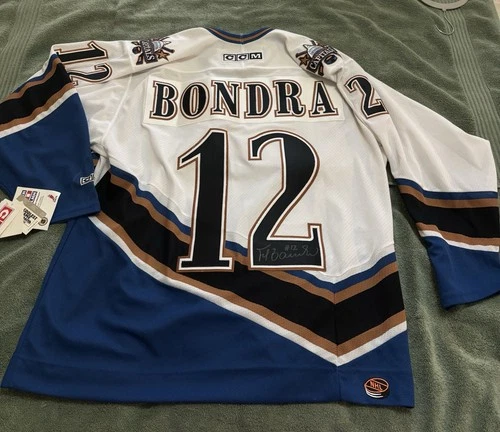Peter Bondra Signed Hockey Jersey - Washington Capitals Screaming Eagles NWT