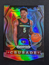 Panini Prizm Silver Draft Picks Crusade Rookie Anthony Edwards Georgia #81