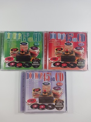 Doo Wop 45s On Cd  Lot of 3 Cd's Vol. 16 -17-20 Collectables Label (15A)
