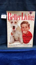MAG BETTER LIVING 1/1955 COVER SAVE YOUR CHILD'S TEETH NOW