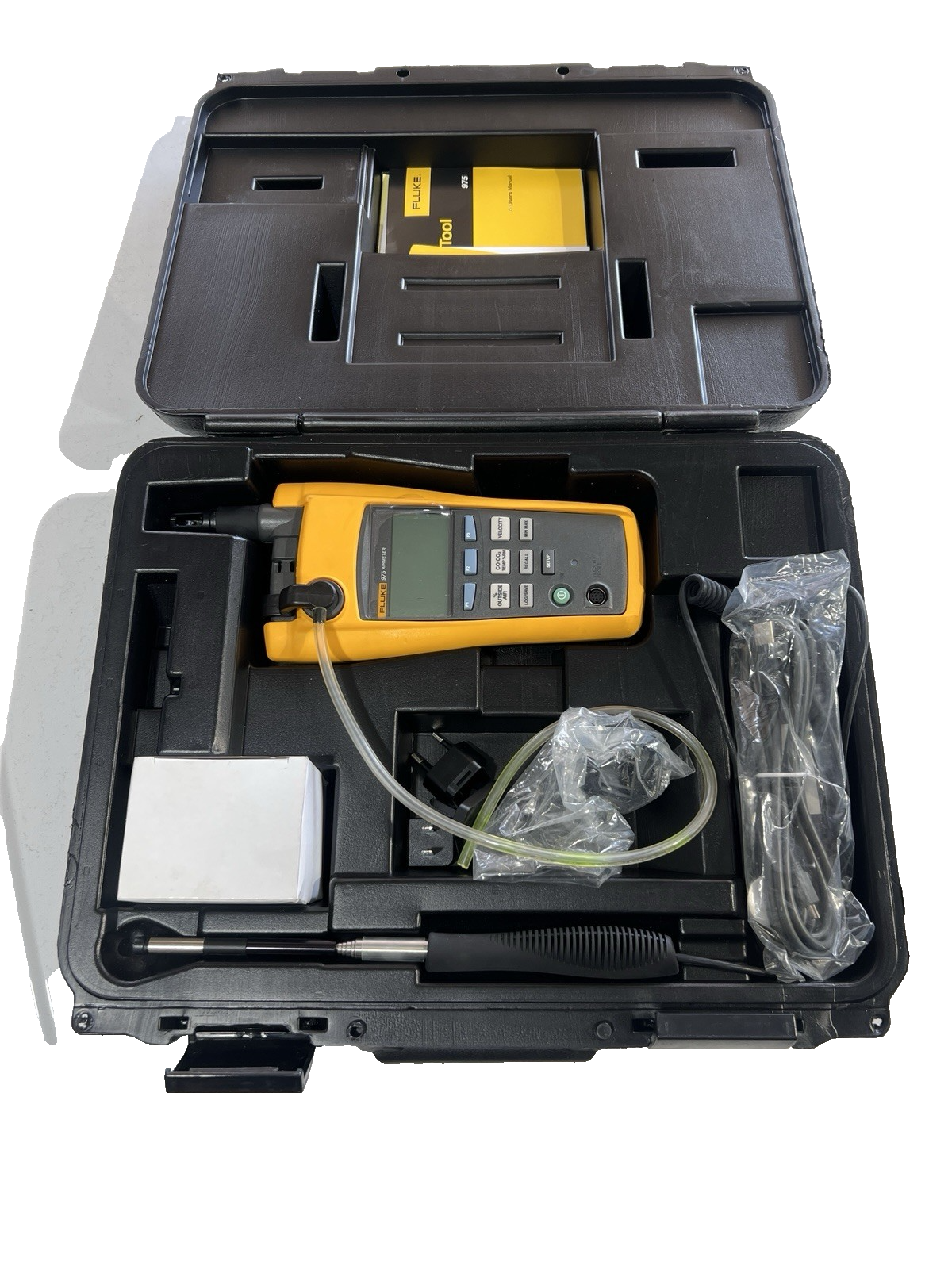 Fluke 975 AirMeter NEW With Case And Accessories Free Fast World Wide ...
