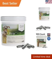 High-Quality 100 Count Copper Bolus for Kid Goats - Supports Healthy Coat Growth