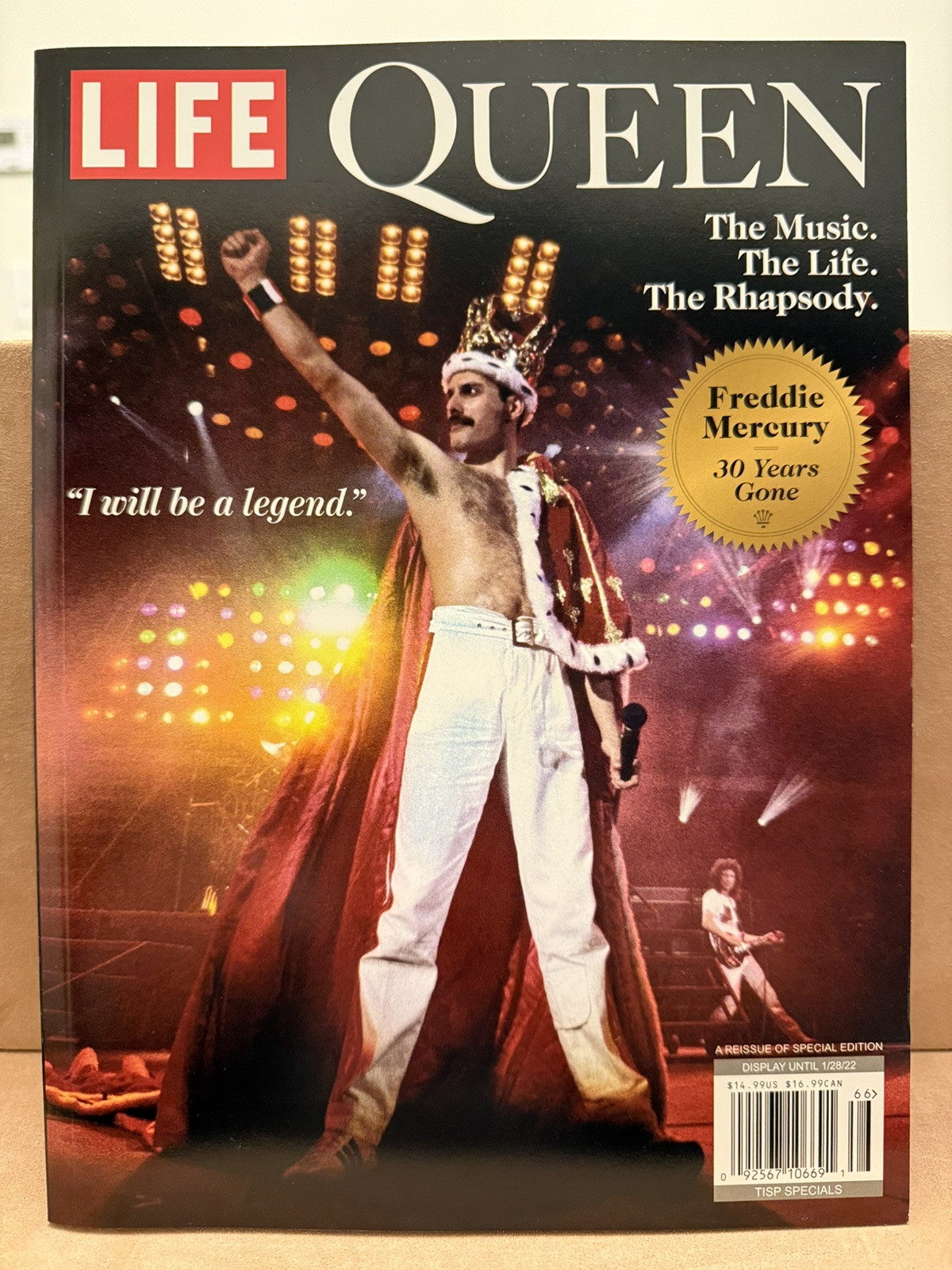 Newsstand LIFE Magazine QUEEN -- A Reissue Of Special Edition -- 2021
