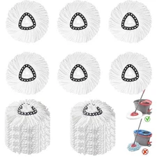 Spin Mop Replacement Head Mop Refill For Ocedar Triangle Swivel Mops