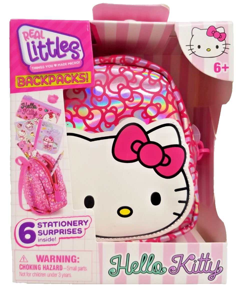 New/2024] Real Littles “Hello Kitty” Mini-Backpack Cat (x 6