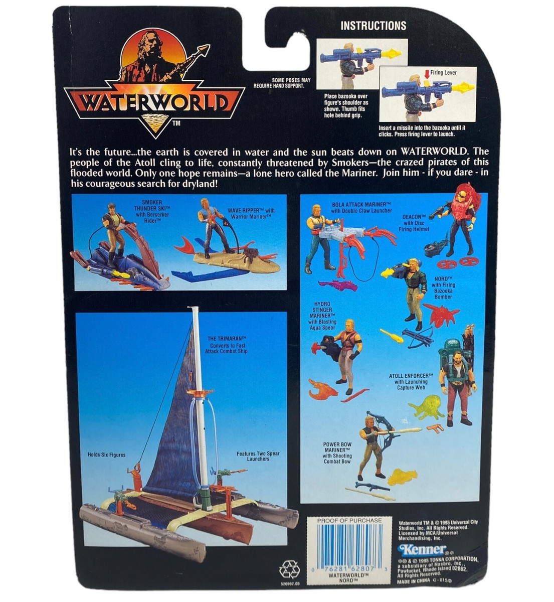 Kenner 1995 Waterworld Nord Action Figure BRAND for sale online | eBay