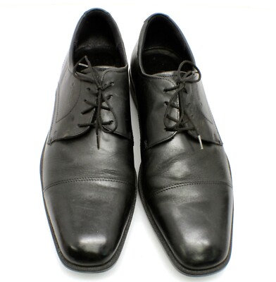 Ecco Men's Citytray Derby Shoe Black Leather Size 45 (11)