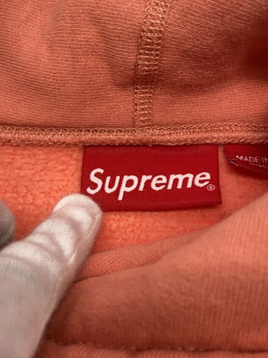 Felpa con cappuccio Supreme arancione L usata