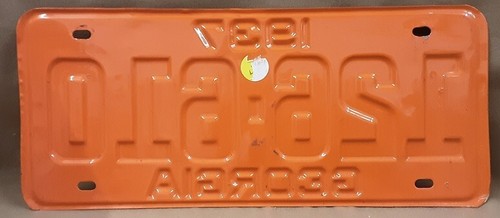1937 Georgia Car License Plate Tag Original Repaint VERY NICE - Picture 2 of 2