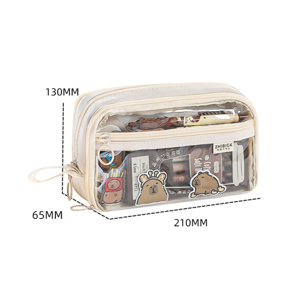 Cute Pencil Large Capacity Pencil Pouch 6-Layer and Easy to