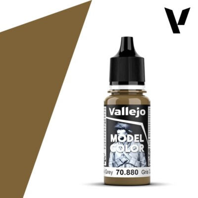 Vallejo Model Colour #134 - Khaki Grey - 18 ml Matt Acrylic Paint
