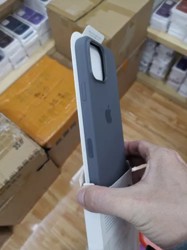 Custodia originale in silicone con MagSafe per iPhone 16 Pro Max 15 Pro 14 13 12 - Imagen 32 de 54