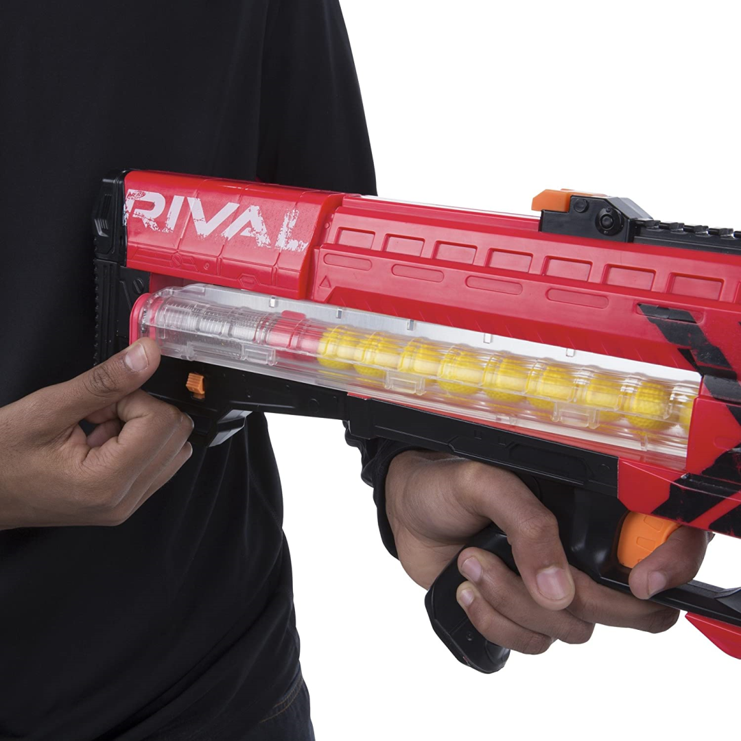 Nerf Team Red Rival Zeus MXV-1200 inc 12 Rounds Hasbro New