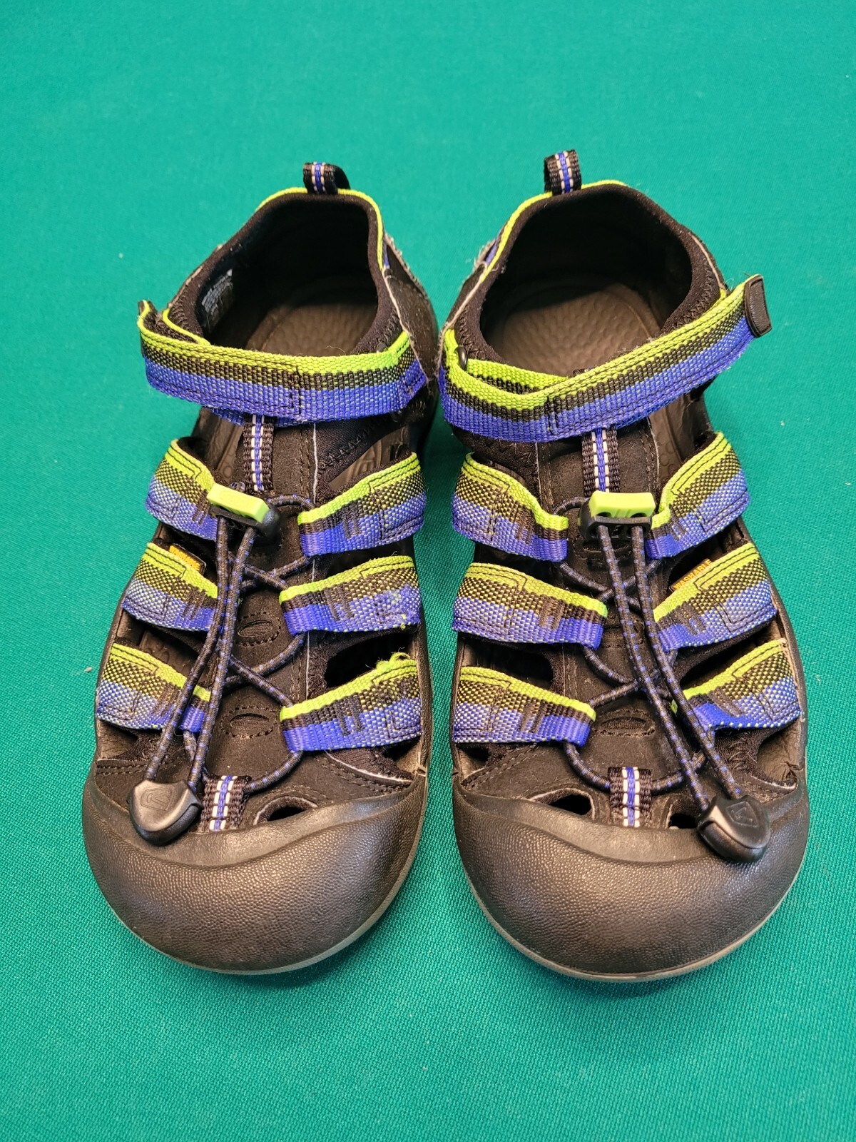 Sandali Keen Newport H2 Youth taglia 6 blu nero impermeabili escursionismo outdoor