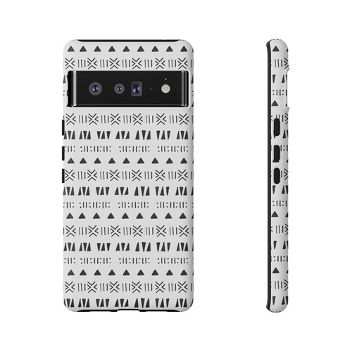 Black and White Southwestern Aztec Pattern Google Pixel Tough Cases - 第 58/131 張圖片