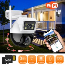 Dual Lens 2MP  2MP WiFi IP Wireless Camera Outdoor PTZ Home Security IR Camera