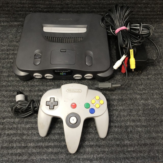  Nintendo 64 Charcoal Grey Console for sale online eBay