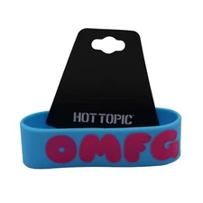 "OMFG" Silicone Wristband Bracelet from Hot Topic #B2163
