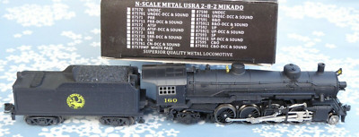 Model Power N US Dampflok USRA 2-8 2 Heavy Mikado Southern Pacific Epoche 2/3