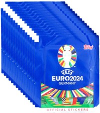Topps Official EURO 2024 Fu&szlig;ball EM Collection 100 T&uuml;ten 600 Sticker NEU!