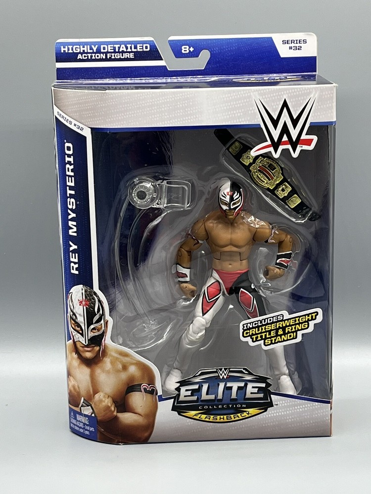 WWE Mattel Elite Collection Flashback 2014 Series 32 Rey Mysterio Wrestling WCW