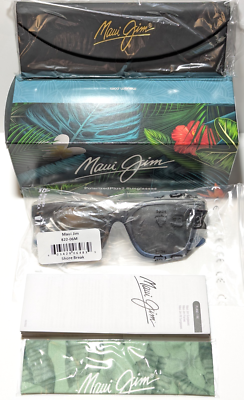 NEW Maui Jim Shore Break Translucent Blue Grey Polarized Grey