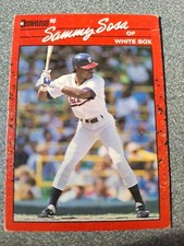 1990 Donruss - #489 Sammy Sosa (RC) z550