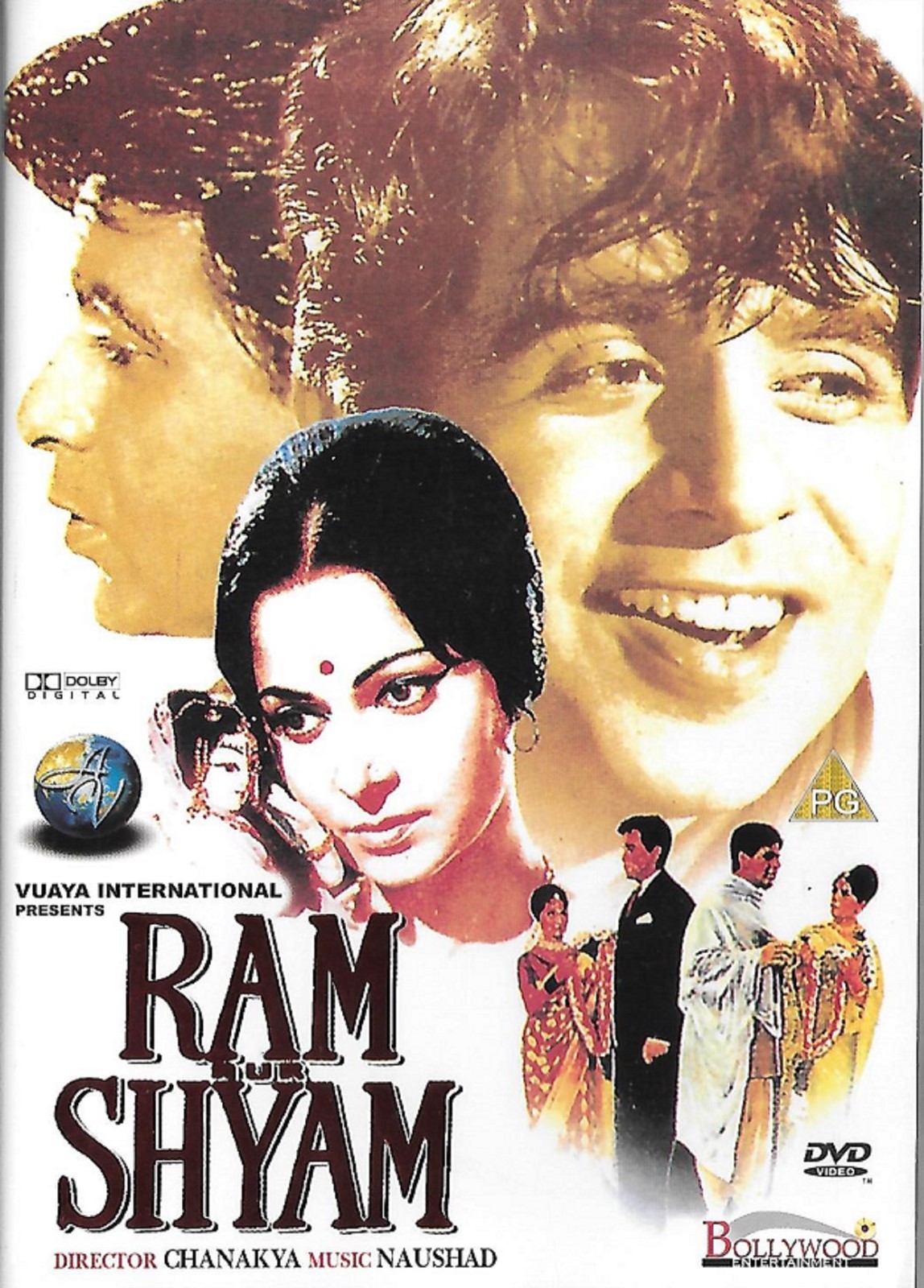 RAM AUR SHYAM - DILIP KUMAR, WAHEEDA- NEW RARE APOLLO BOLLYWOOD DVD-ENGLISH SUBS