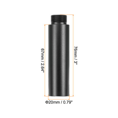 Extension De Pied De Micro, Tube D'extension De Microphone 5/8" Femelle à 5/8" Mâle Pour Supports De Bureau Par YOUSHARES (3,15 En 2 Pièces