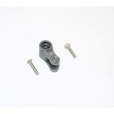 GPM Racing Gunmetal Aluminum Steering Servo Horn for Traxxas Maxx 4S 2090 Servo