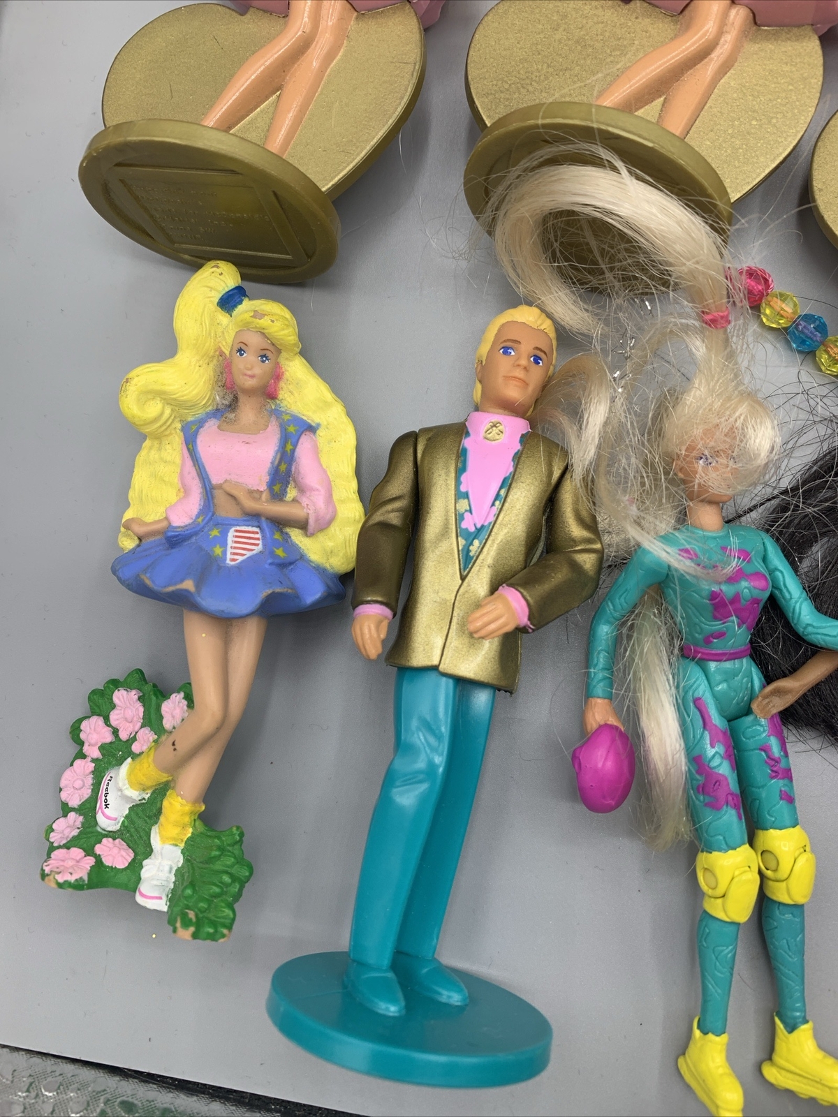 Vintage 90s Barbie McDonald's Mattel Barbie Happy Meal Toys 4" Doll  Lot of 32