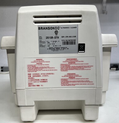 Branson 2510 ( BRANSONIC 2510R-DTH ) Ultrasonic Cleaner | eBay