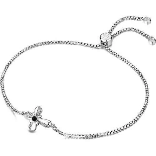 Bracciali di lusso in argento con pietra principale zircone