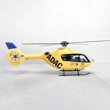 Roban RTF 450Size EC135 Yellow Blue Tail RC Helicopter 4 blades X2 Model