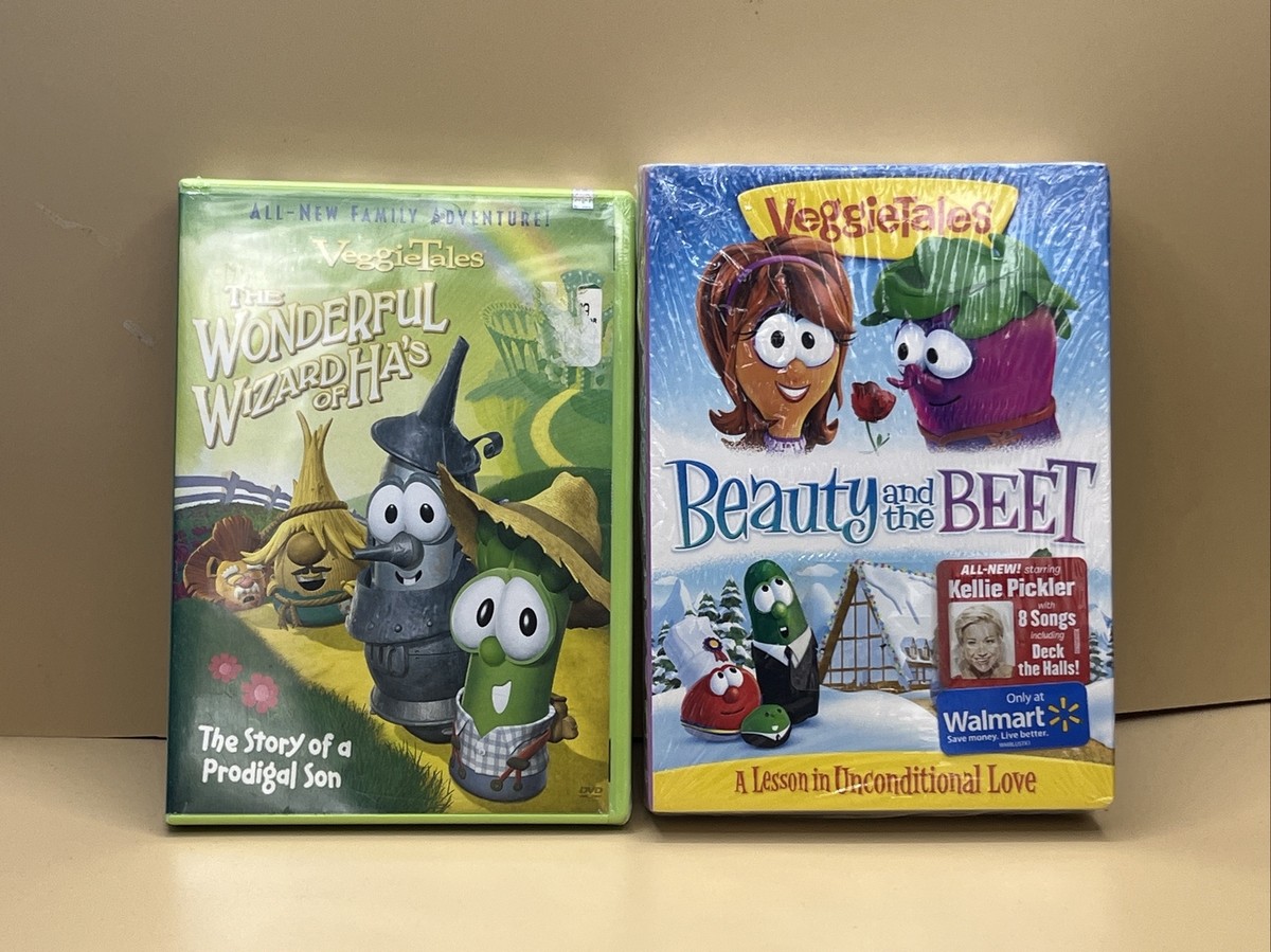 VeggieTales Beauty and the Beet. Brand New And Seal. Lot Of 3