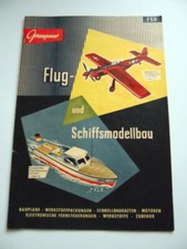 Graupner Prospekt 1958