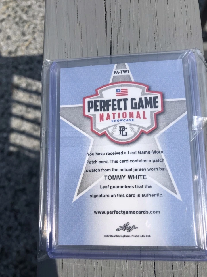 2020 LEAF PG TOMMY WHITE 2 COLOR GW PATCH AUTO NC STATE TOMMY TANKS 5/25. - Image 2 of 2