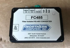 Northern Computers FC485 Fiber Isolated RS-485 Converter LB0001 rev1100