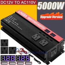 5000W De 12V A 110V/24V A 110V Convertidor Para Carro Auto inversor de corriente