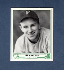 1946 Play Ball: #42 LEE HANDLEY, Pirates | 1984 TCMA commemorative card