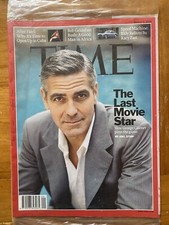 George Clooney The Last Movie Star Time Magazine 2008 NEW SEALED No Label Rare!