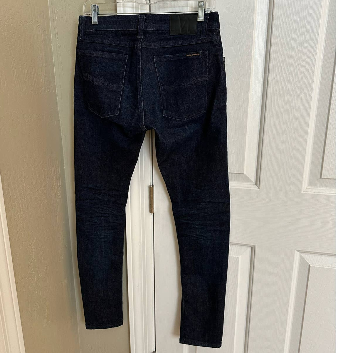 Nudie jeans EUC 31x30 Skinny Lin Worn Indigo - image 10