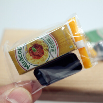 2PC 1/12 Scale Dollhouse Miniatures Mini Food Noodle Spaghetti Kitchen resin