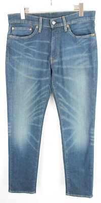 Levi's 511 Herrenjeans W34/L32 Slim Fit Whiskers Neu Zip Fly Logo Blue