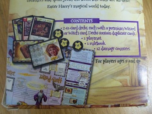 NEW SEALED HARRY POTTER YEAR1PHILOSOPHERS STONE TRADING CARD 2PLAYER STARTER SET - Picture 9 of 9