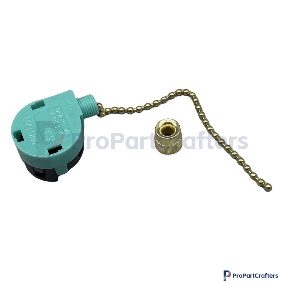 Interruptor de 4 cables Fit Hunter Harbor Breeze Hampton Bay Fan Zing Ear ZE-268S6 3 velocidades Foto 4 de 4