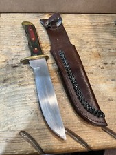 Large Bowie Knife and Sheath