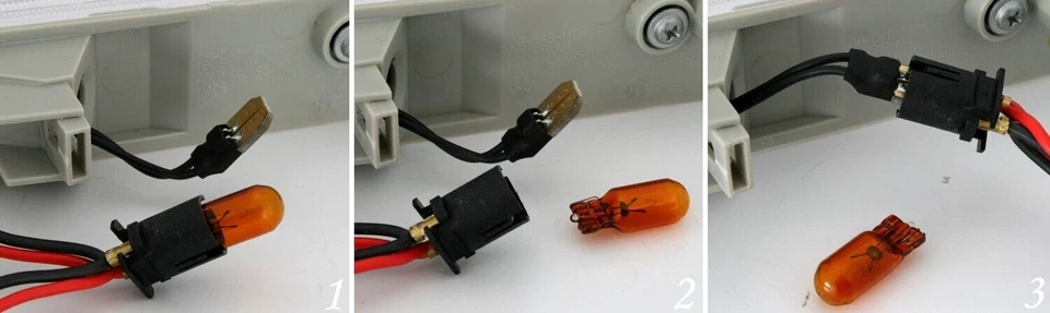 Für Renault Clio Megane Kangoo Laguna Twingo 19 2x LED Seitenblinker Chrom Smoke - Bild 4 von 4