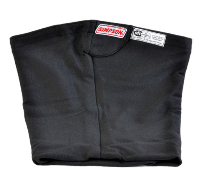Simpson Racing Nomex Helmet Skirt Large - Black 23014BK